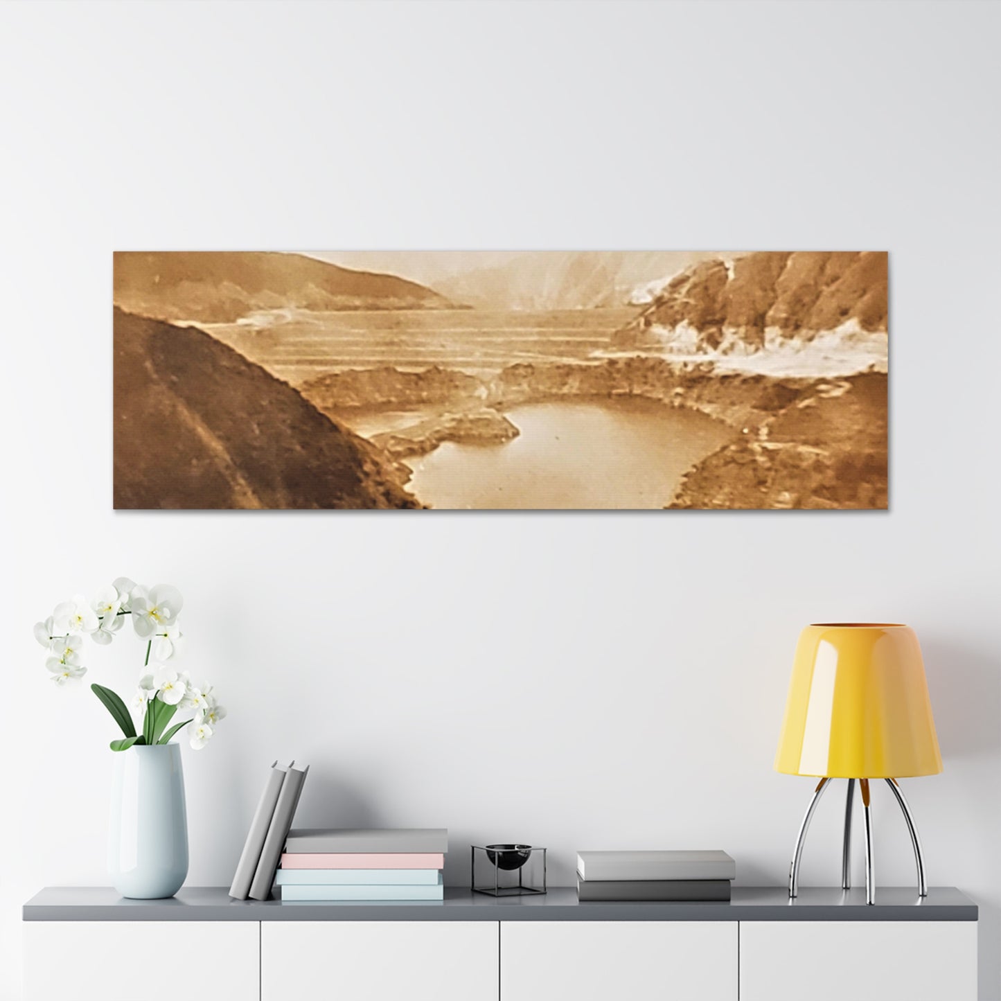 San Gabriel Dirt Fill Dam #1 Canvas Gallery Wraps