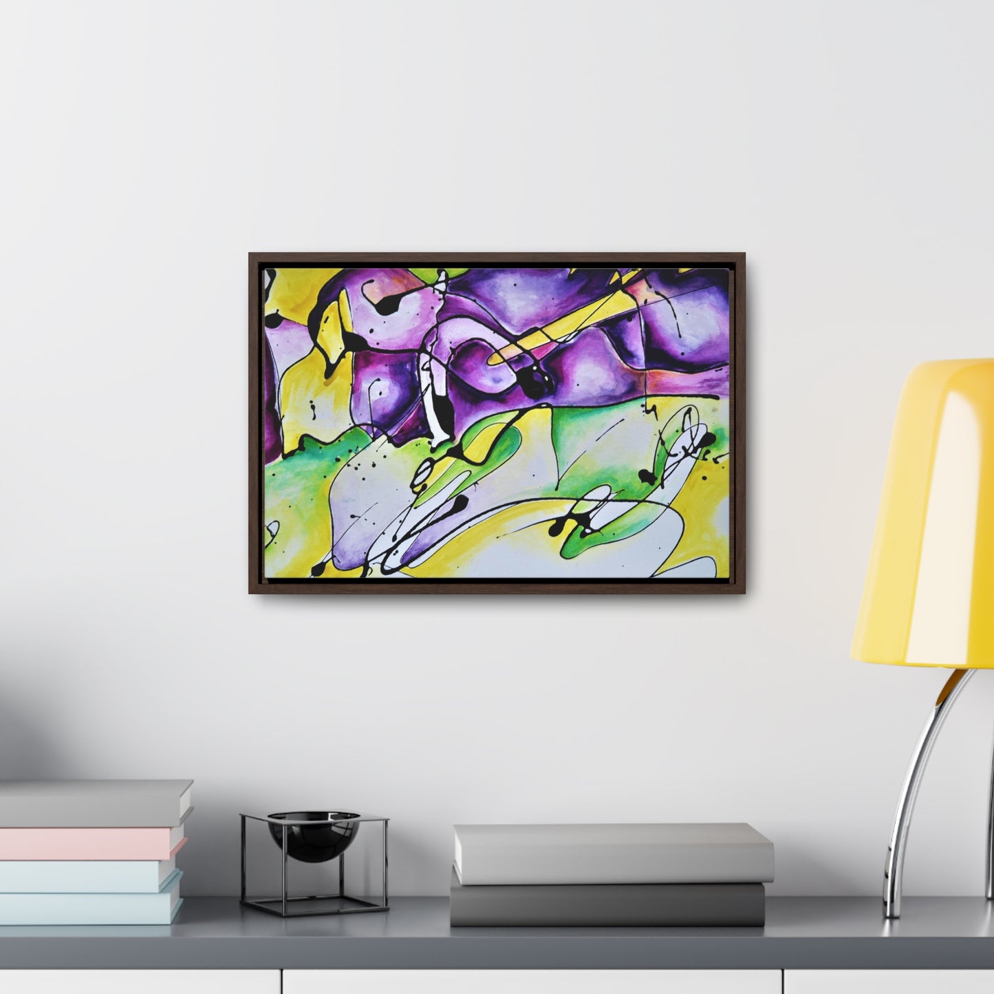 Purple Mountains Gallery Canvas Wraps, Horizontal Frame