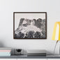 Black Hills Mount Rushmore Gallery Canvas Wraps Horizontal Frame 20″ x 16″ Walnut 1.25"