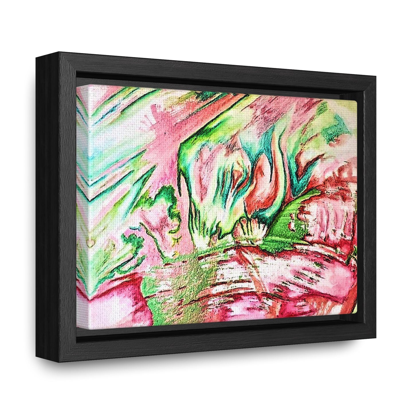 Pink Forest Gallery Canvas Wraps, Horizontal Frame