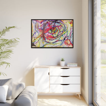 The Eye Framed Art Print - Kia Day Design