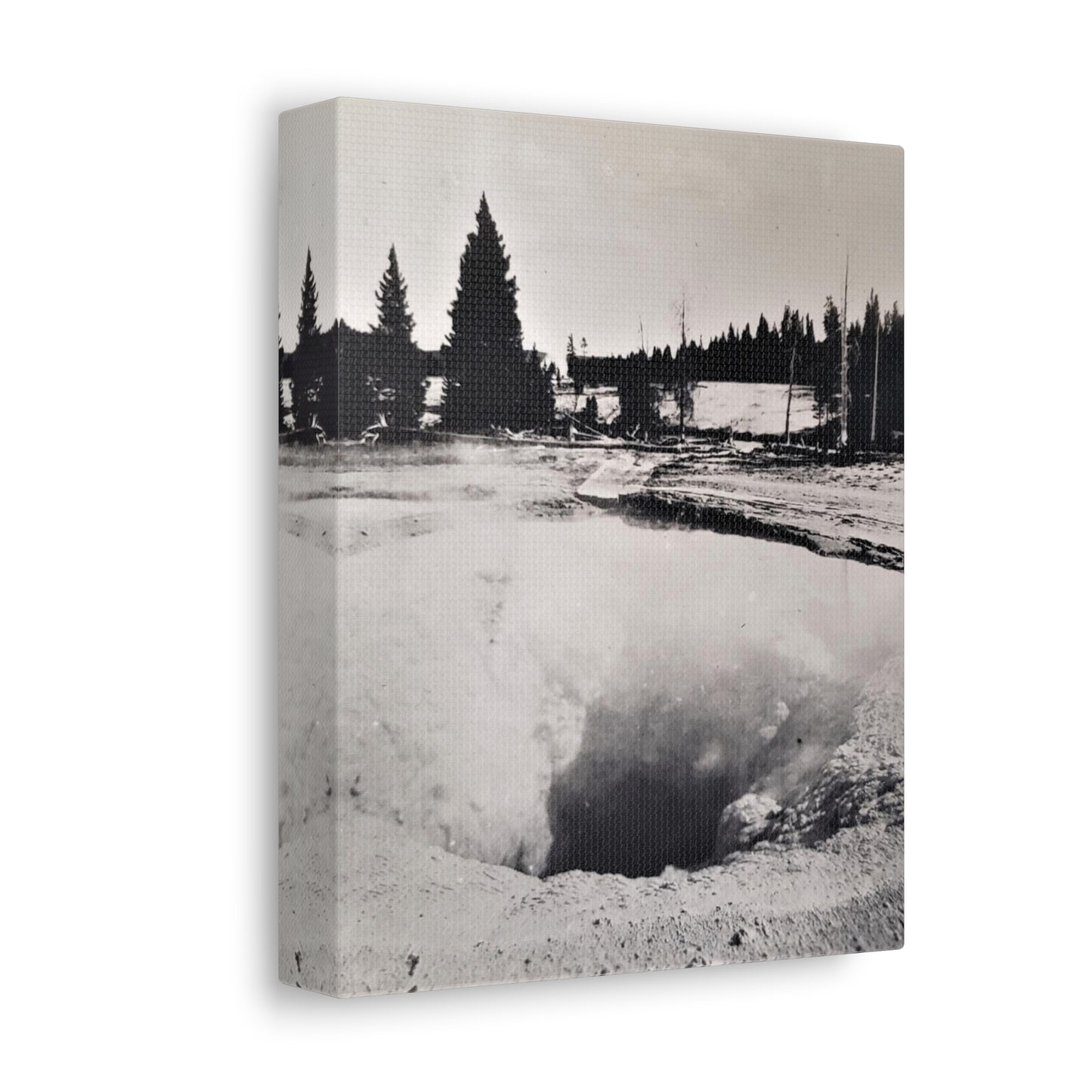 Morning Glory Pool Yellowstone Stretched Canvas