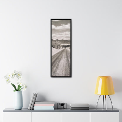 Western Road Gallery Canvas Wraps Vertical Frame 12″ x 36″ 1.25" Black