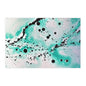 Teal Burst Silk Posters 36" x 24" (Horizontal) Semi Glossy