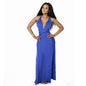 Long Wrap Dress - Blue 2 Extra Large - dress