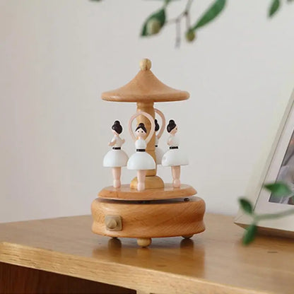 Wind Up Wooden Music Box