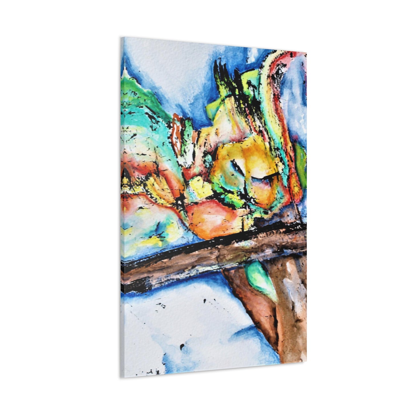 Owl In Flight Canvas Gallery Wraps