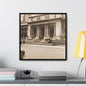 New York Public Library Gallery Canvas Wraps Square Frame 20″ x 20″ 1.25" Black