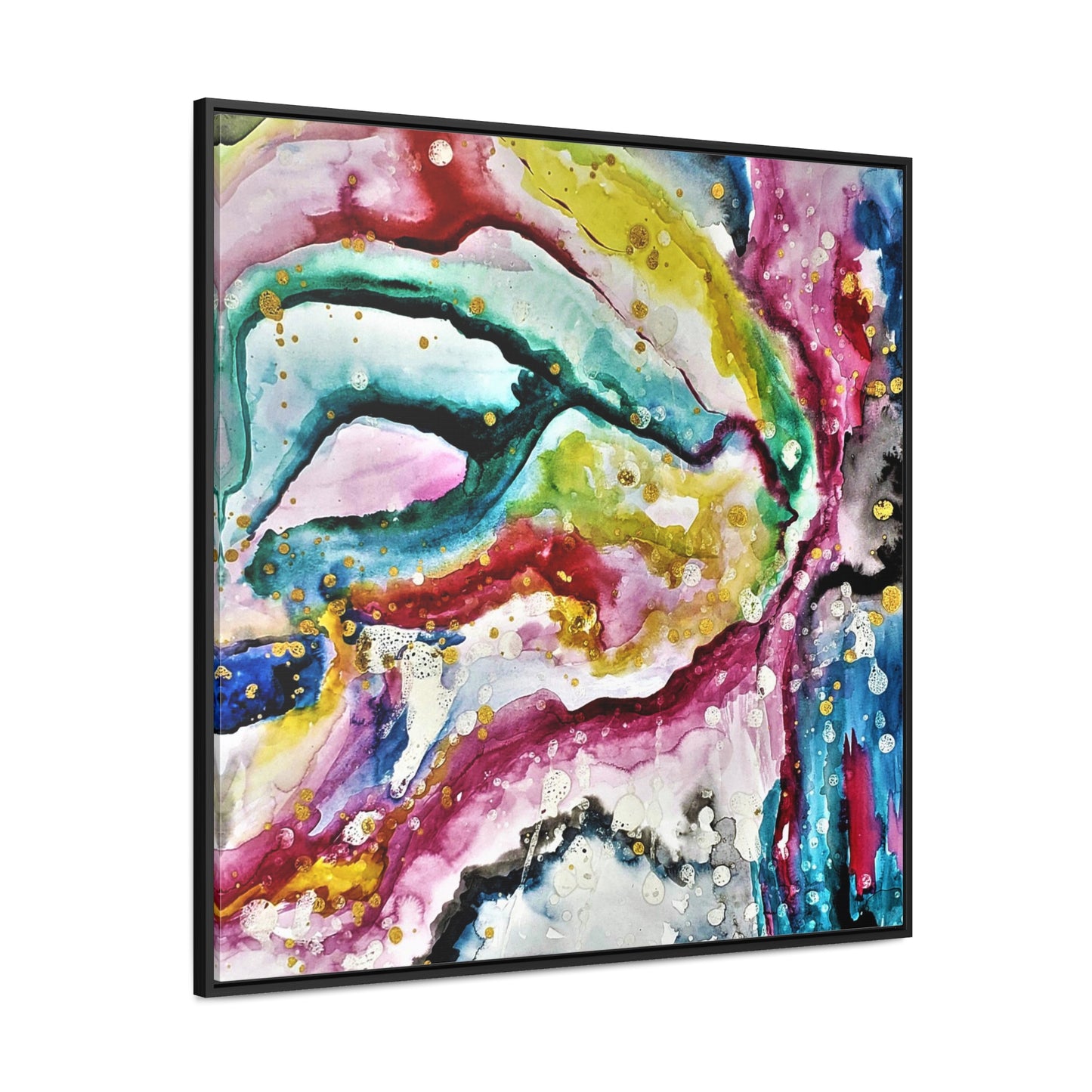 Cosmic Face Gallery Canvas Wraps, Square Frame