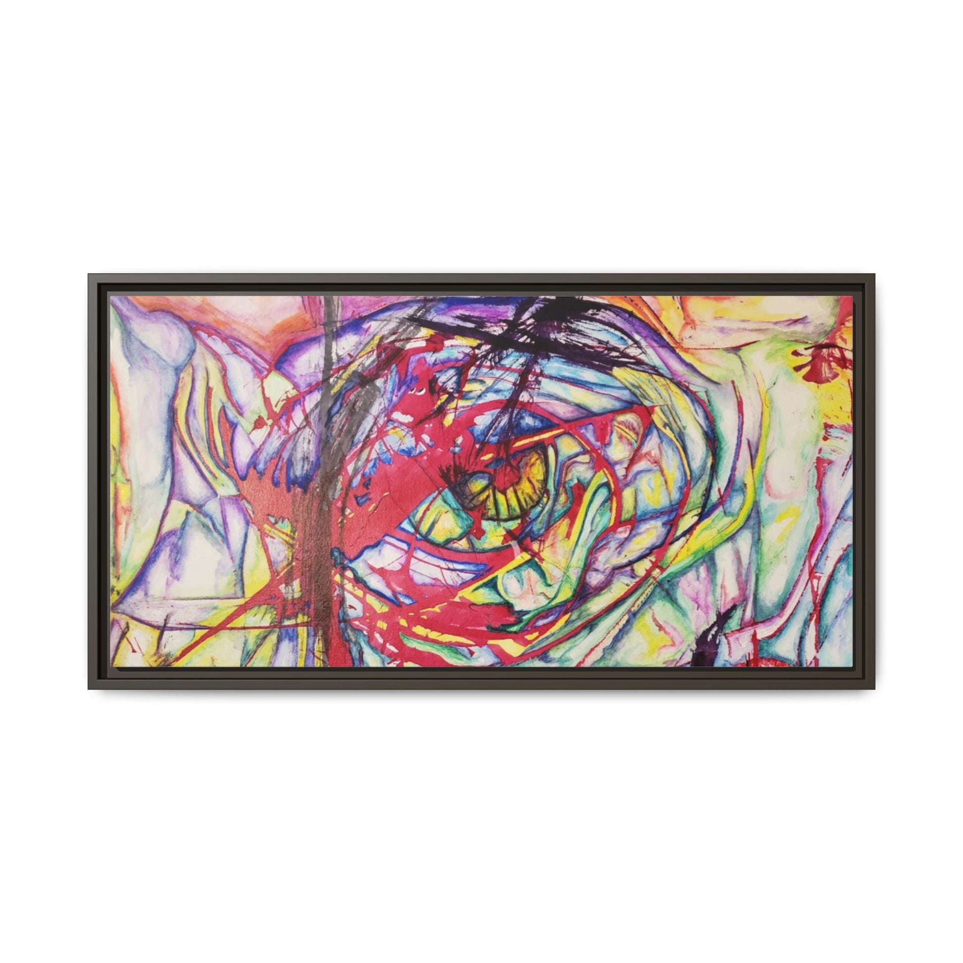 The Eye Framed Art Print - Kia Day Design