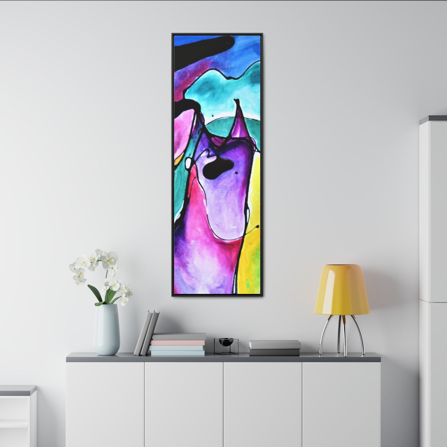 Cat Dog Gallery Canvas Wraps, Vertical Frame