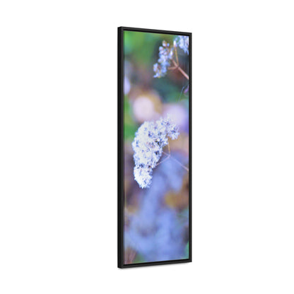 Macro Blue Gallery Canvas Wraps, Vertical Frame