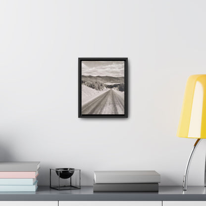 Western Road Gallery Canvas Wraps Vertical Frame 8″ x 10″ 1.25" Black