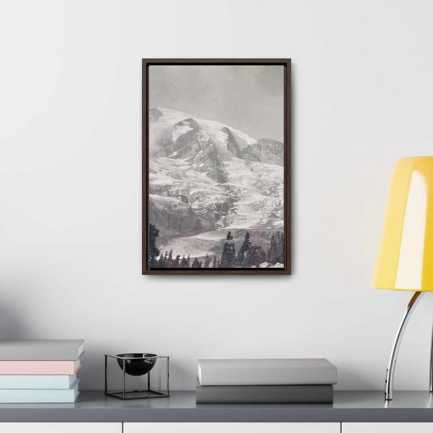 Mount Rainier Gallery Canvas Wraps, Vertical Frame