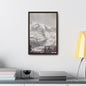 Mount Rainier Gallery Canvas Wraps Vertical Frame 12″ x 18″ Premium Gallery Wraps (1.25″) Walnut