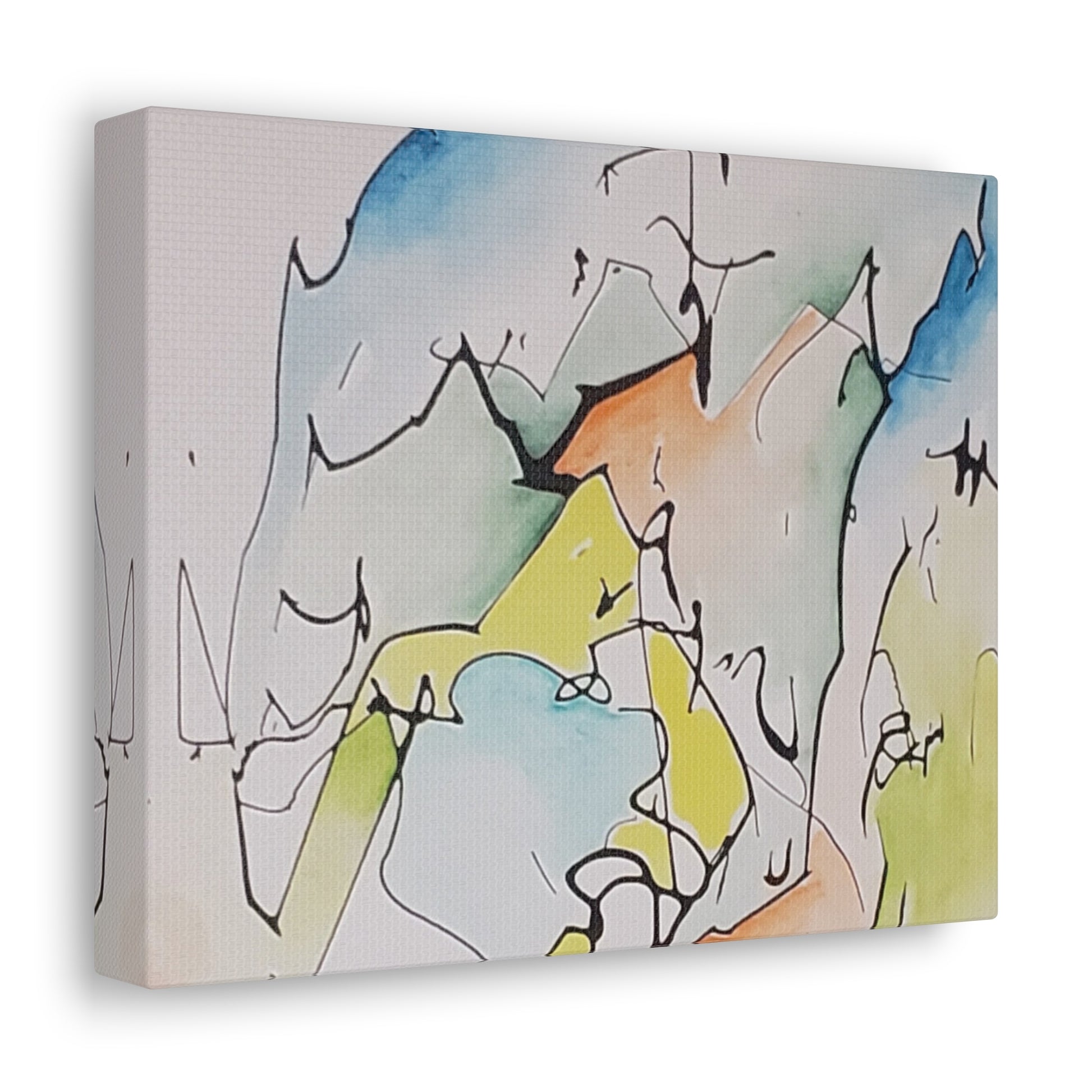 Misty Mountains Canvas Gallery Wraps