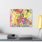 Colorful Abstract Canvas Gallery Wraps 20″ x 16″ 1.25"