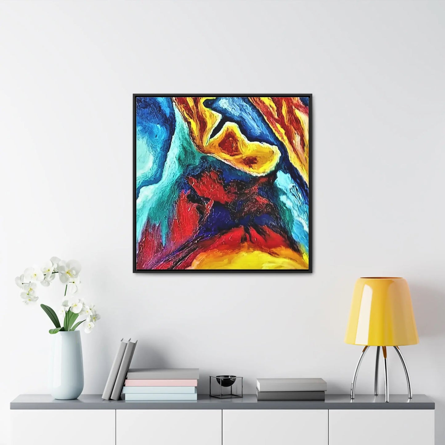 Cavern Gallery Canvas Wraps, Square Frame