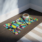 Alien Lady Pet Feeding Mats - Bone shape (30" × 18") White - food mat
