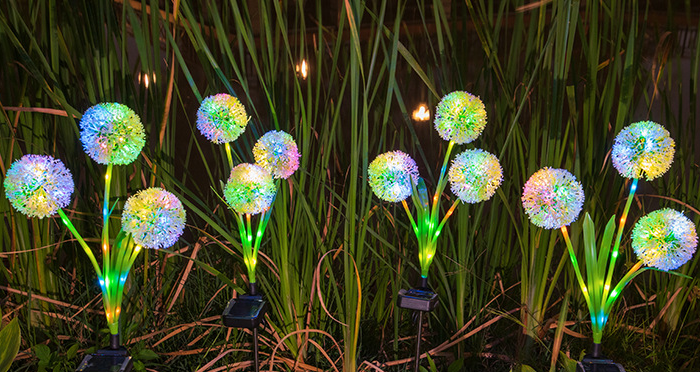 LED Solar Dandelion Light - - solar lights