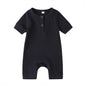 Baby Solid Color Onesie Black 3 Months Old