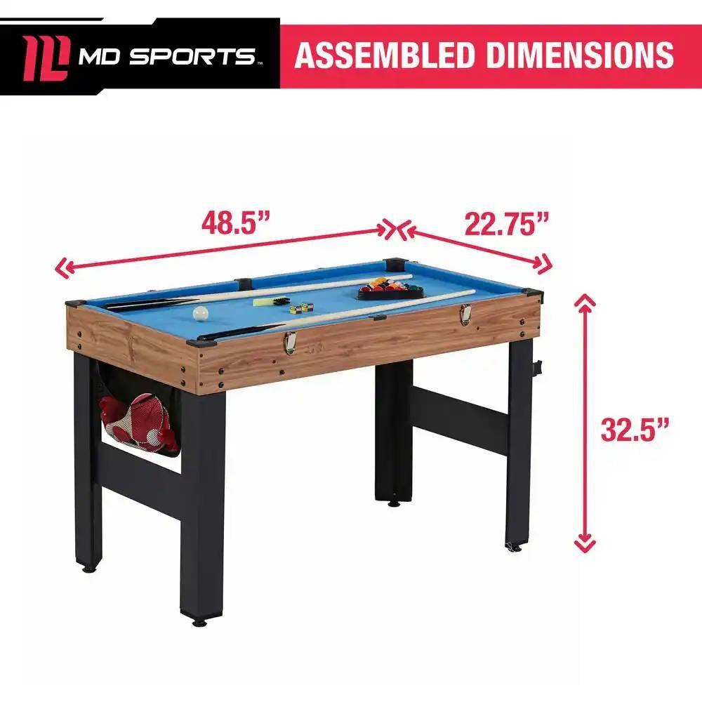 5-in-1 Game Table - Foosball Pool Basketball Ping Pong and Slide Hockey - - Accents > Game Room