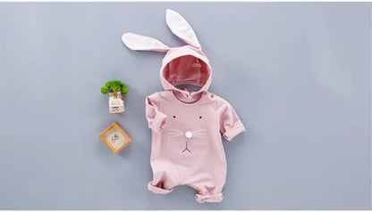 Newborn Cute Cotton Onesie Pink 12-18 Months Old