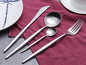 Complete Tableware Set Silver 24 Pieces