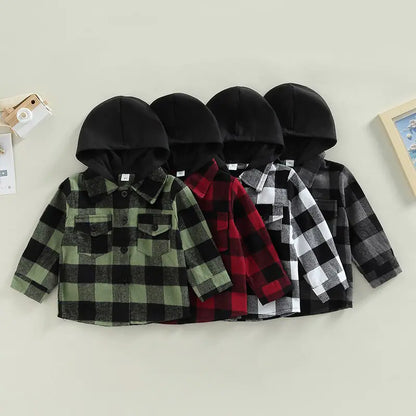 Autumn Kids Shirt Coats