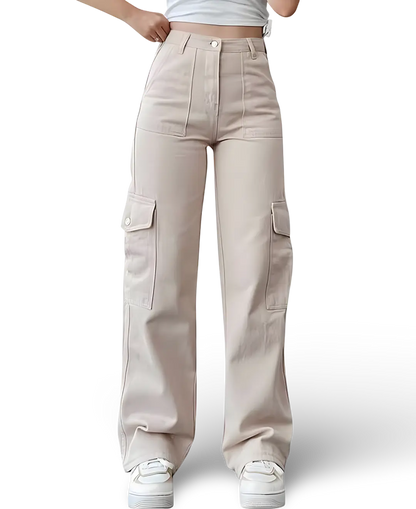 Viral Vintage Cargo Pants Beige 2XL