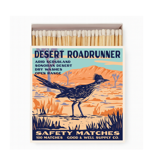 Desert Roadrunner Cabin Matches - - matches