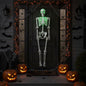 5.5 FT Halloween Skeleton Life-Size Posable for Indoor Outdoor Decoration - -