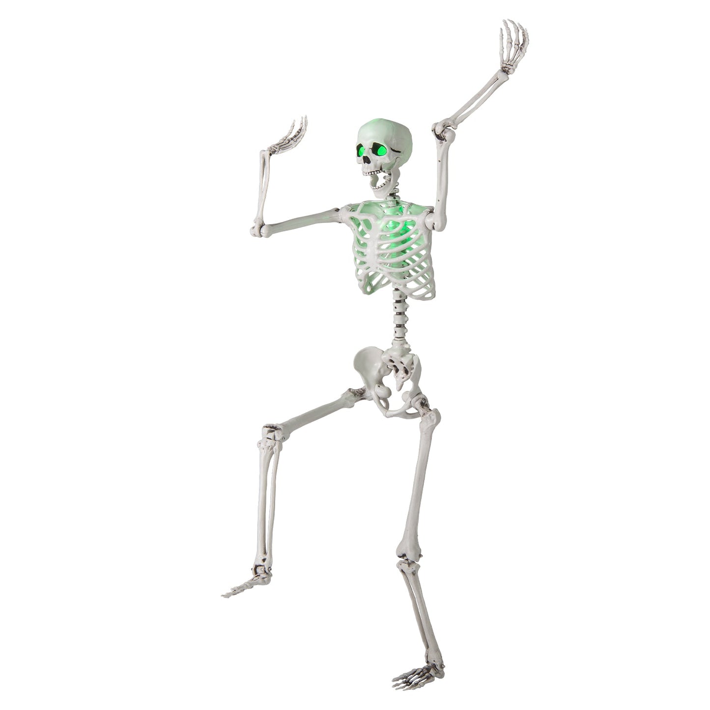 5.5 FT Halloween Skeleton Life-Size Posable for Indoor Outdoor Decoration - -