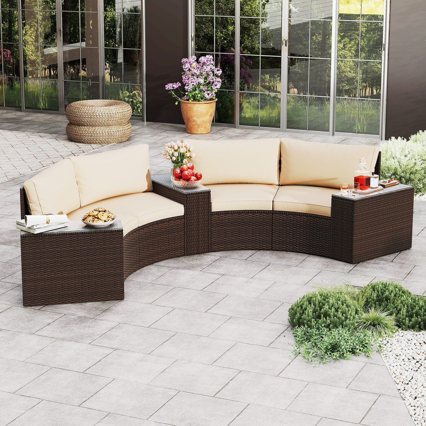 5 Pieces Patio Furniture Set- DirectDeals- {{Product type}}