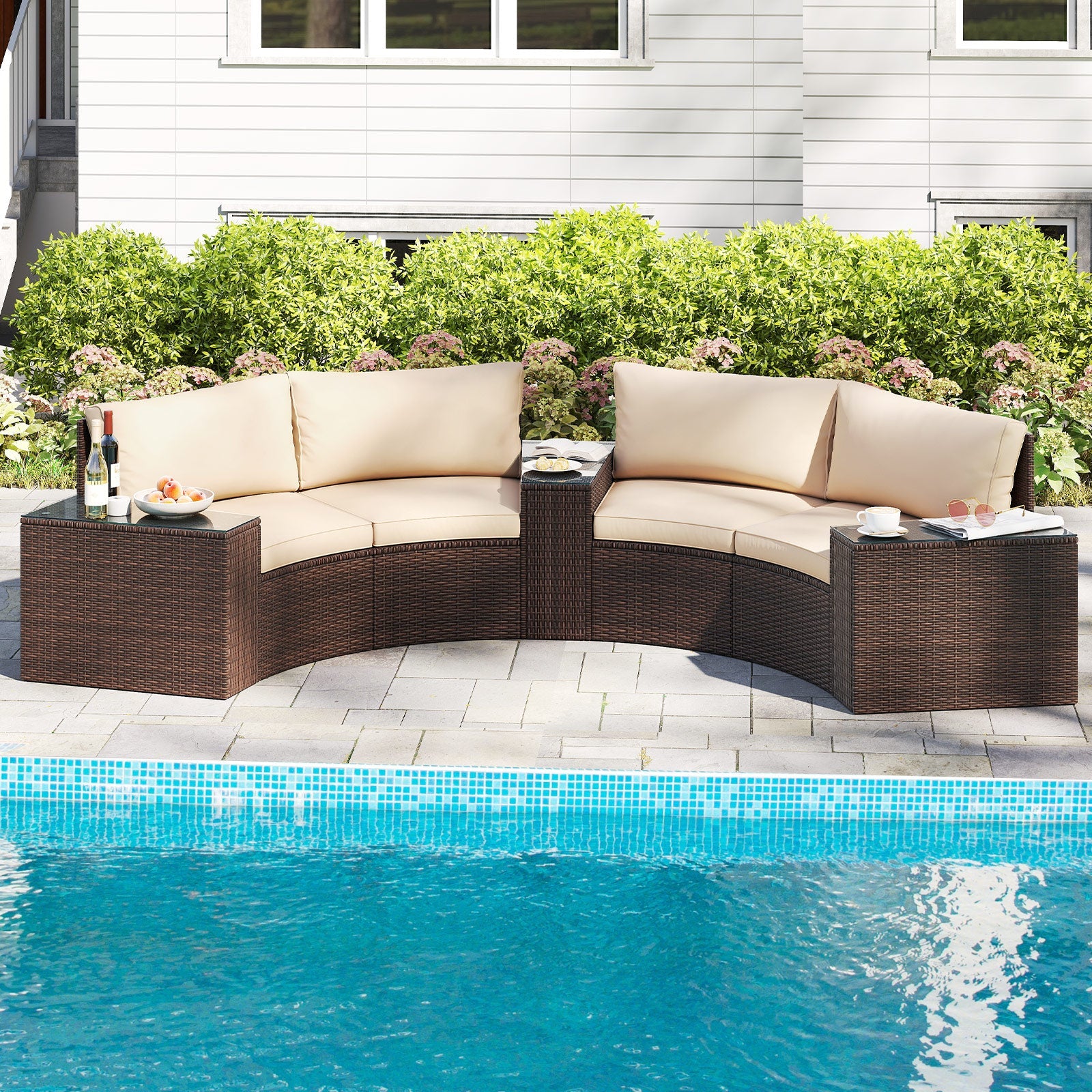 5 Pieces Patio Furniture Set- DirectDeals- {{Product type}}