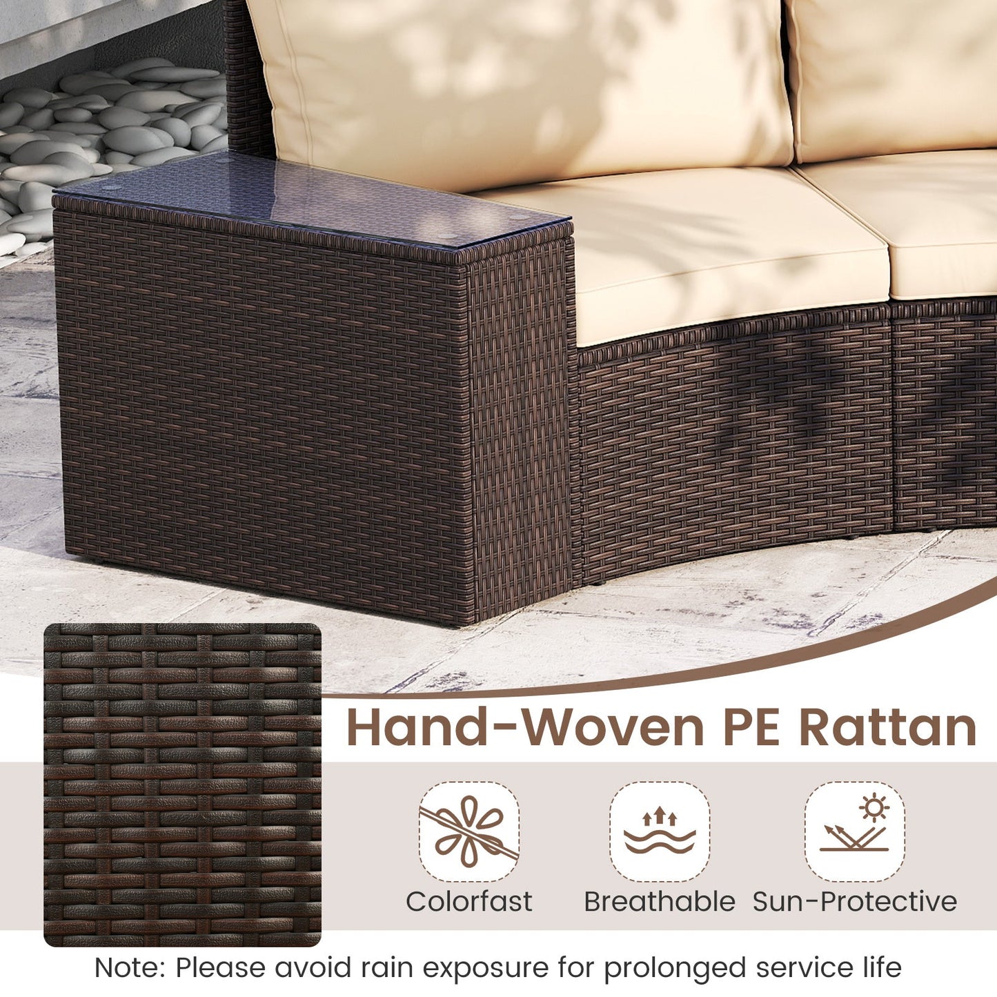 5 Pieces Patio Furniture Set- DirectDeals- {{Product type}}