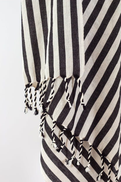 Zebra Cotton Linen Towel - - Towels