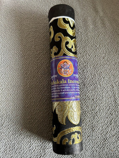 Authentic Nepal Handmade Herbal Incense Sticks (Tibetan Style) - Mahakala (Protection) - Altar and Meditation Tools