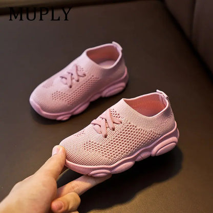 Sneakers Childrens Shoes For Girls and Baby Boys Sport Casual Shoes Pink