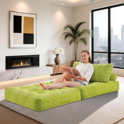Emerald Convertible Sleeper Sofa Bed With Backrest- ShipItFurniture- {{Product type}}