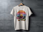 Raised On Vinyl Vintage Retro Style Design Graphic T-Shirt- Cloud 16 Clothing Co.- {{Product type}}
