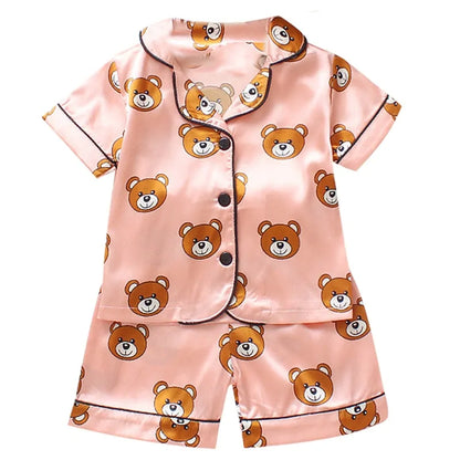 Childrens Pajamas Set Baby Suit