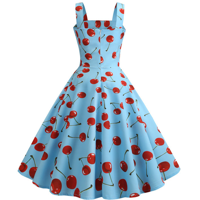 1950s Sleeveless Vintage Swing Dresses for Women