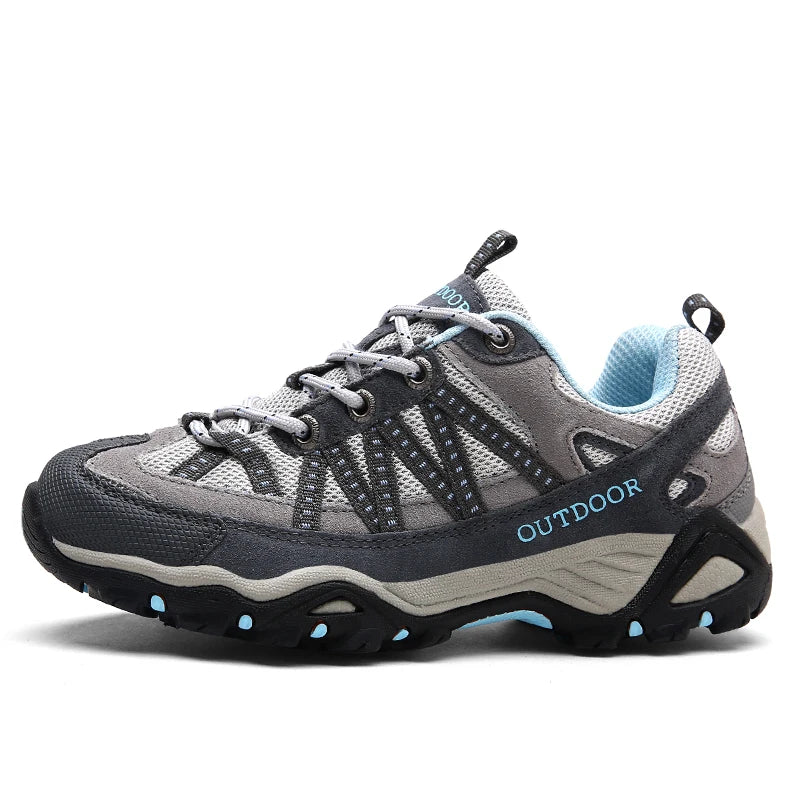 Wear-Resistant Hiking Shoes Non-Slip Climbing Canvas