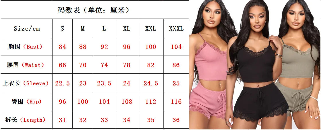 Night Wear Satin Pajama Women Loungewear Women's Sleepwear Pajamas