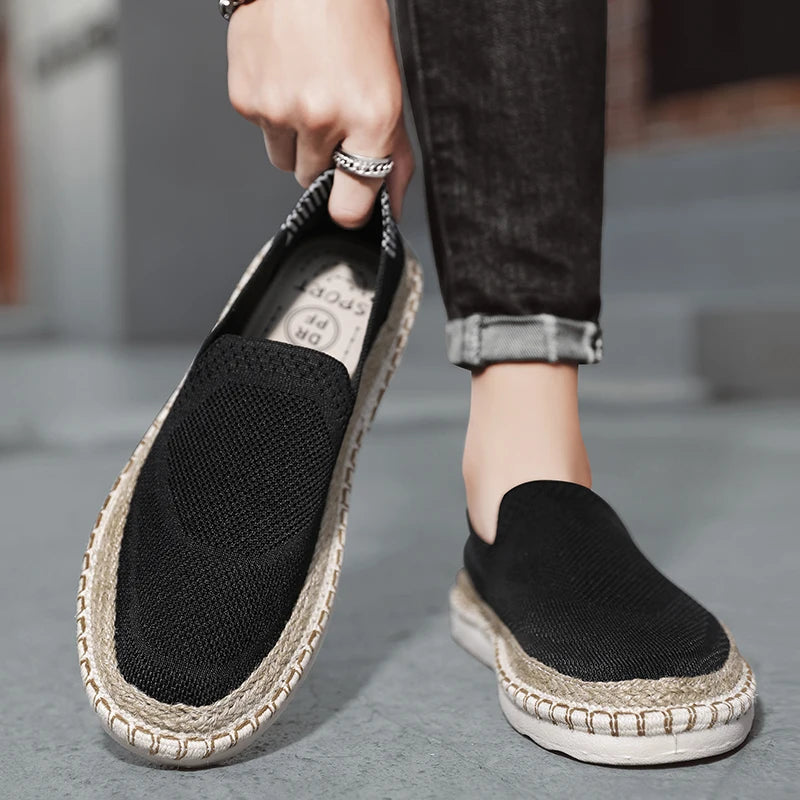 Loafers Heren Zapatos De Hombre Canvas Shoes Men