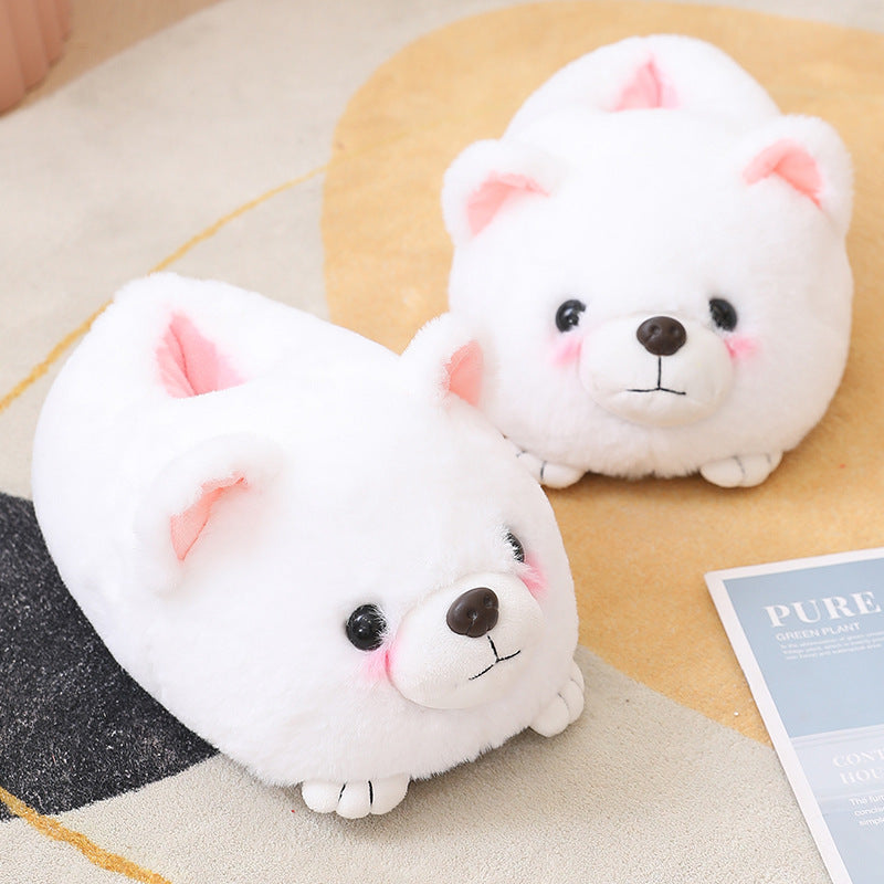Cozy Cartoon Plush Slippers - - slippers