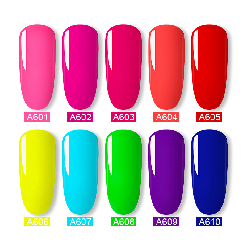 ROSALIND Fluorescent Gel Nail Polish Set 12 Bottles - - gel polish