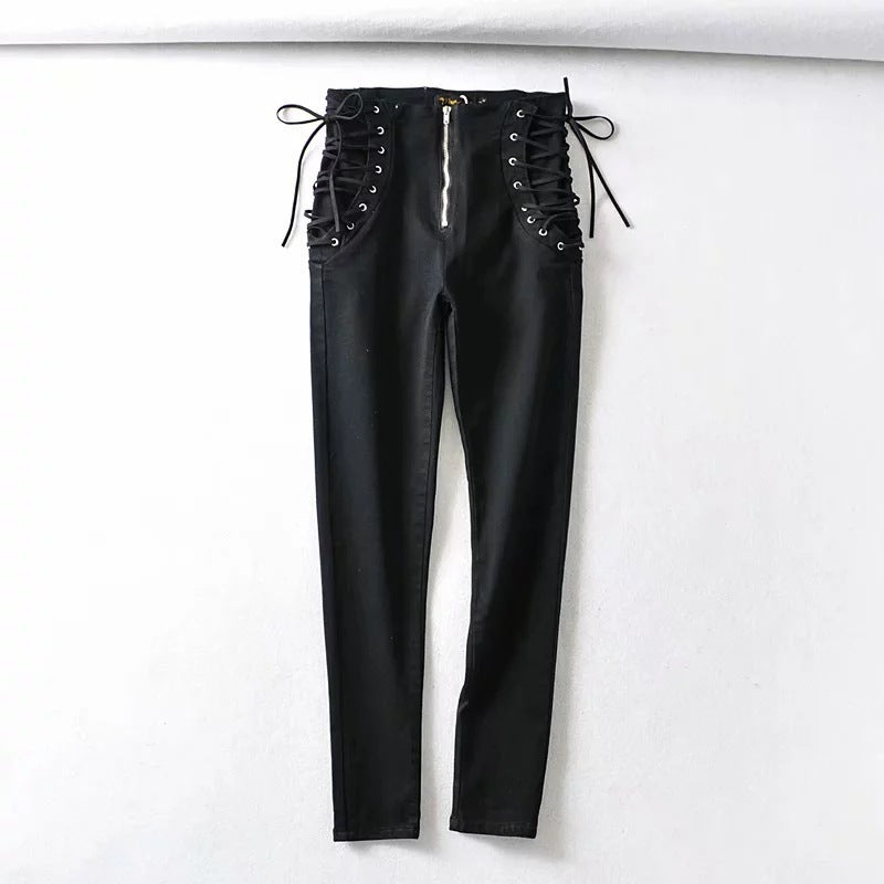 Skyline High Waist Jeans - Black XS - Women's Fashion - Women's Clothing - Bottoms - Jeans