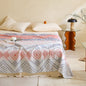 New Cotton Three-Layer Gauze Blanket for All Seasons - Crowe tribe 150 x200cm (about 0.85kg) - blanket